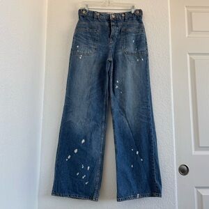 We The Free Palmer Cuffed Wide Leg Jeans in 100 Years